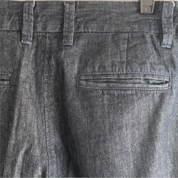 J.Crew Favorite Fit Wide Leg Chambray Trouser Pants Blue Size 8 Work Career - Picture 5 of 15